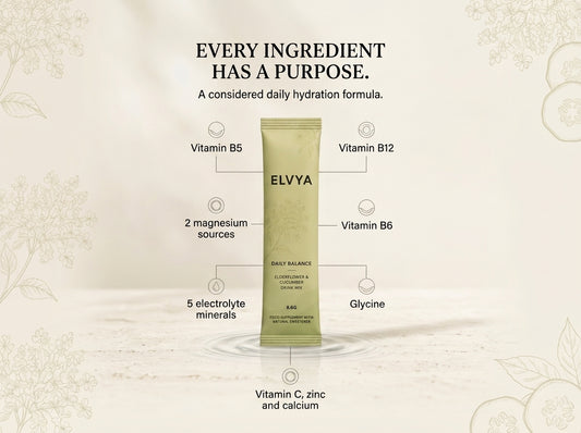 Daily mineral support for hydration, energy and hormonal activity